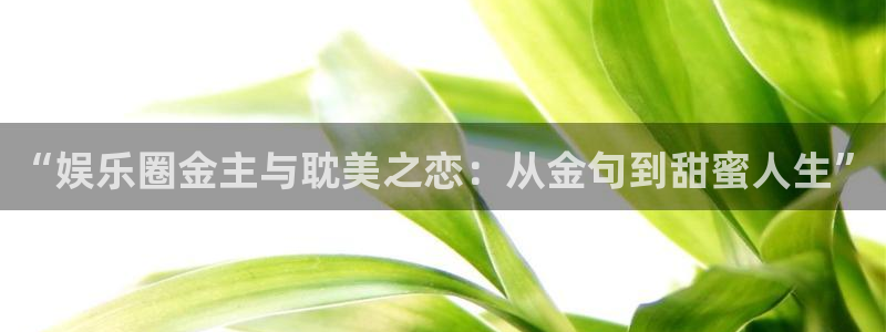 泰达娱乐app哪个模式容易赢：“娱乐圈金主与耽美之恋：从金句到甜蜜人生”