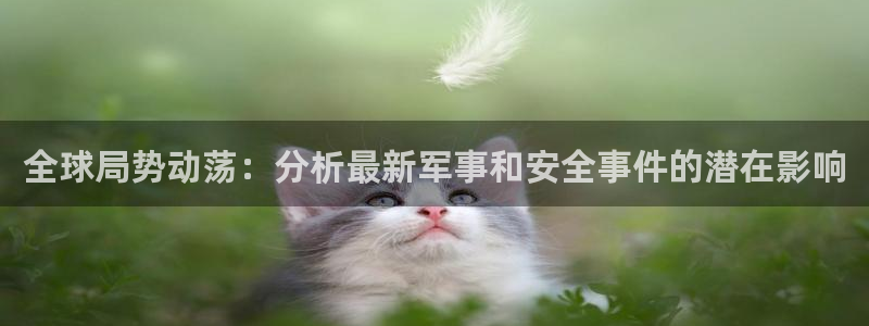 泰达娱乐电子游戏网页版：全球局势动荡：分析最新军事和安全事件的潜在影响